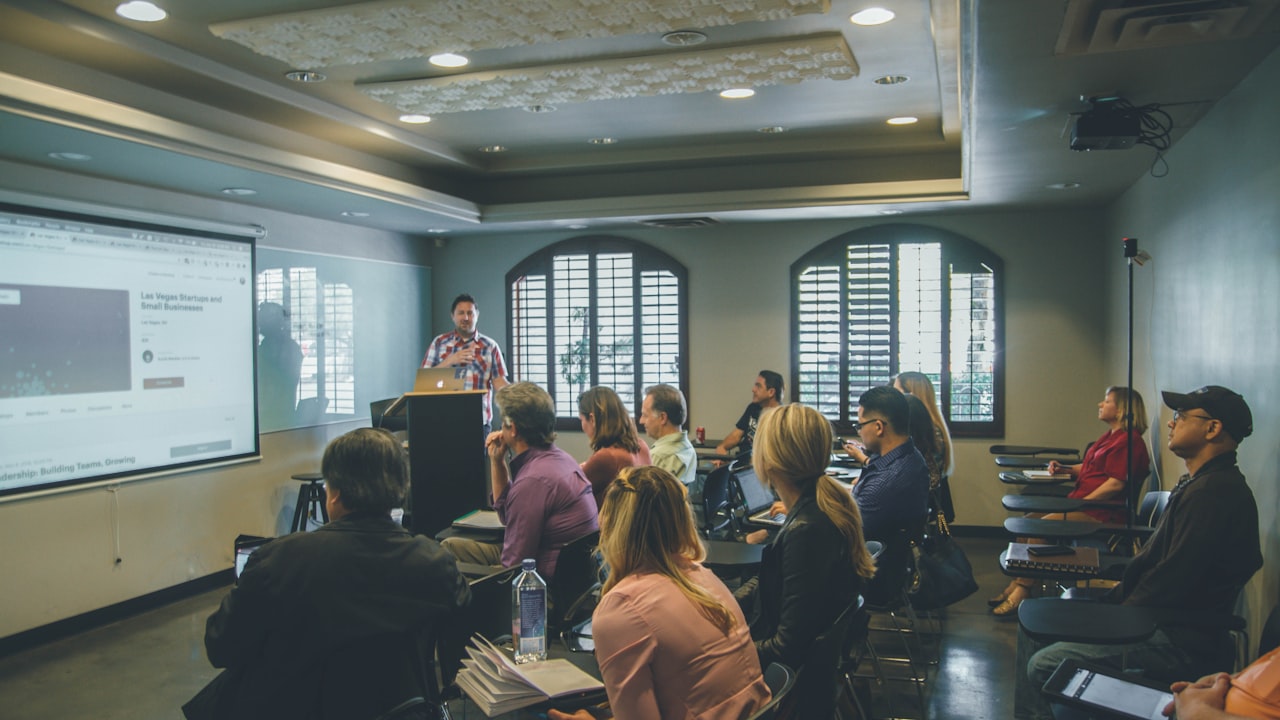 A class in session at Freelance Academy