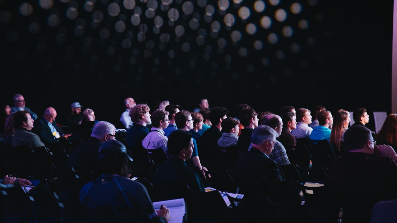 A free seminar in progress at Freelance Academy